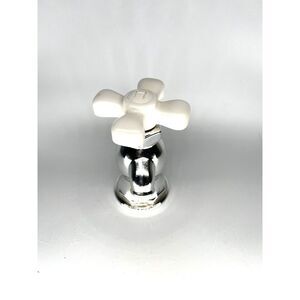 Avon Body Wash Dispenser - White and Silver